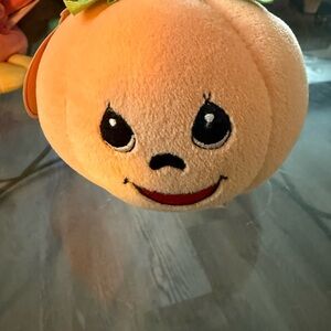 Vintage Enesco 1999 Precious Moments Tender Tails Plushkins Pumpkin W Tag